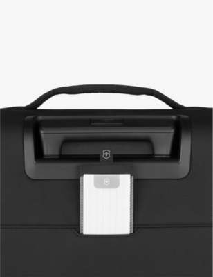 Victorinox Black Crosslight Medium Softside Recycled-polyester Suitcase 68cm In Black