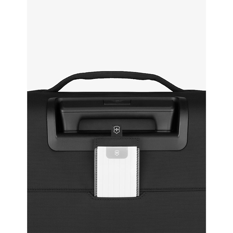Shop Victorinox Black Crosslight Medium Softside Recycled-polyester Suitcase 68cm