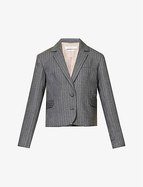 SAKS POTTS: Matteo pinstriped wool-blend blazer