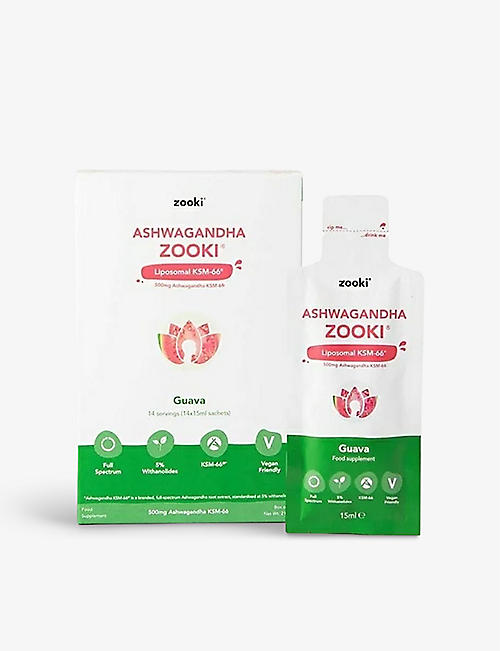 YOURZOOKI: Ashwagandha Zooki Guava supplement 14 sachets
