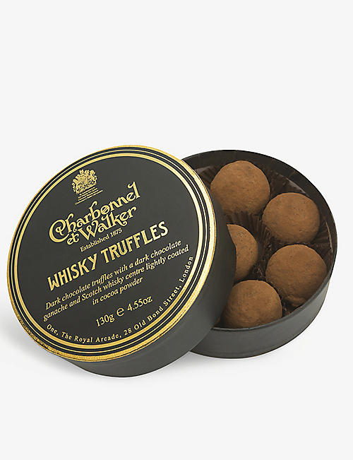 CHARBONNEL ET WALKER: Dark chocolate whisky truffles 130g