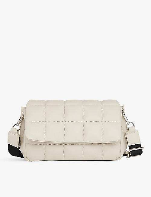 WHISTLES: Ellis quilted adjustable-strap leather crossbody bag