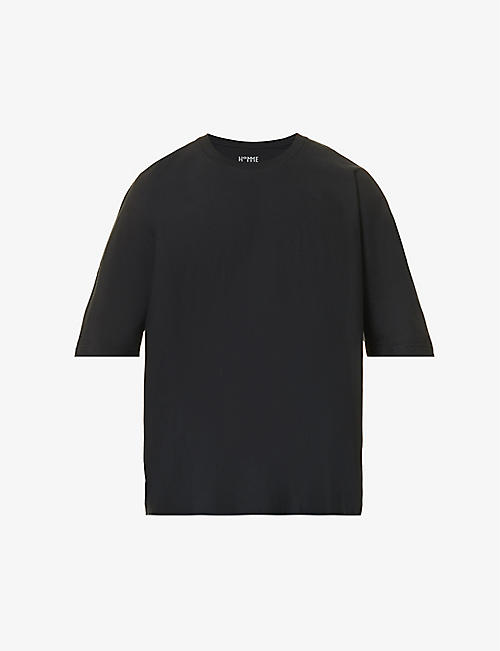 HOMME PLISSE ISSEY MIYAKE: Basic Release oversized cotton-jersey T-shirt