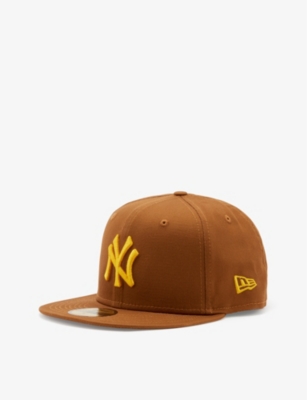NEW ERA - 59FIFTY New York Yankees brand-embroidered cotton-twill cap ...