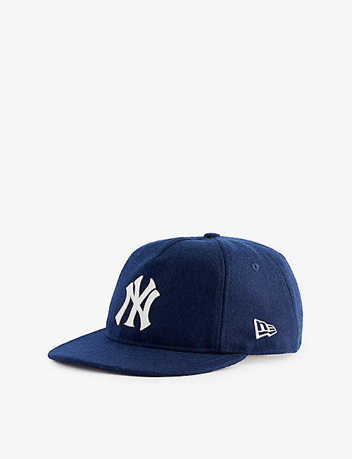 NEW ERA: 9FIFTY New York Yankees MLB Coop brand-embroidered wool-blend baseball cap