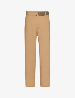 SACAI：Sacai x Carhartt WIP 可拆卸腰带品牌贴片常规版型牛仔裤
