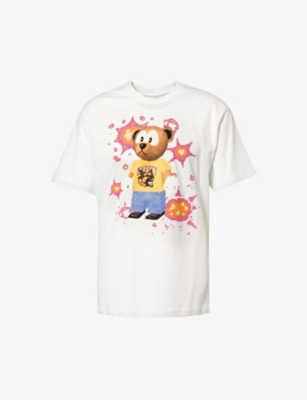 Market 32-bit Bear T-shirt In White