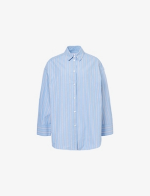 SAMSOE SAMSOE: Marika pinstripe cotton shirt