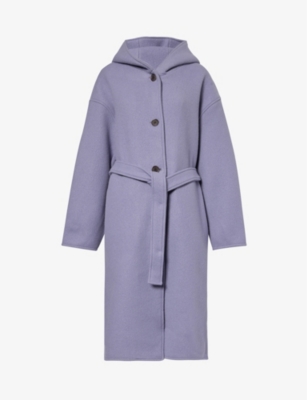 SAMSOE SAMSOE - Hanneli belted regular-fit wool-blend coat | Selfridges.com