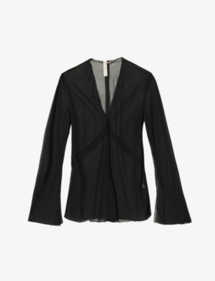 BEC & BRIDGE: Archer V-neck silk top