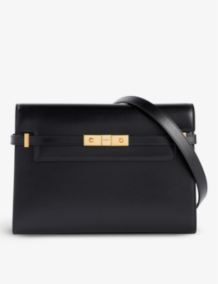 SAINT LAURENT: Manhattan medium leather top-handle bag