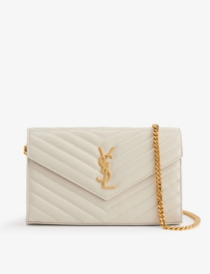 Nina Top Handle Crossbody Purse in Vintage Blanc & Gold | JORD