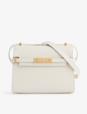 Saint Laurent YSL Toy Shopping Tote Bag - Ivory