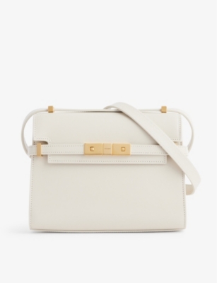 SAINT LAURENT Manhattan mini leather shoulder bag Selfridges