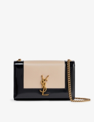 Small kate leather shoulder best sale bag ysl