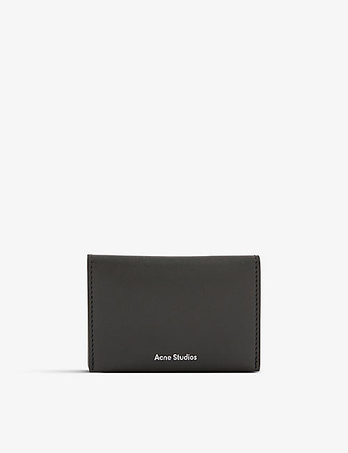 ACNE STUDIOS: Foil-branded leather card holder