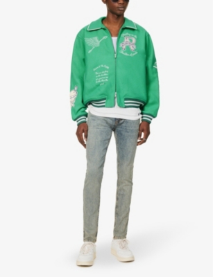 Represent Cherub Wool-Blend Varsity Jacket - M