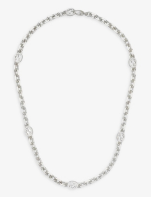 Shop Gucci Womens Silver Boule Sterling-silver Pendant Necklace
