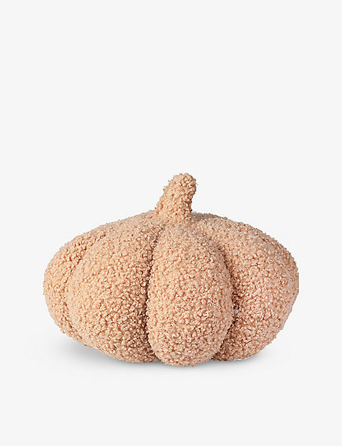 GINGER RAY: Pumpkin Spice medium woven pumpkin decoration