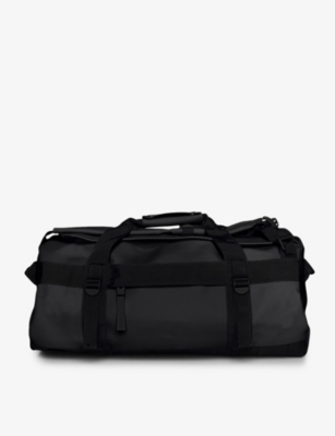 Rains 01 Black Texel Small Coated-shell Duffel Bag