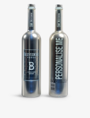 BELVEDERE: Chrome Edition Selfridges-exclusive personalised vodka 1750ml