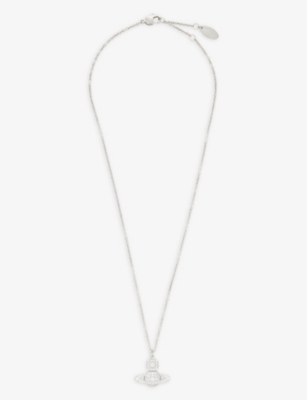 Vivienne Westwood Choker Mini Bas Relief Silver in 100% Brass - US