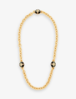 VIVIENNE WESTWOOD JEWELLERY Loelia brass chain necklace