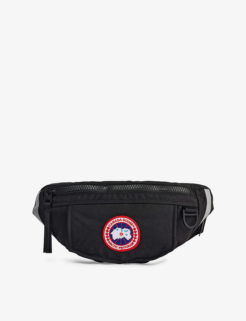 Canada Goose Brand-patch Adjustable Shell Belt Bag In Black