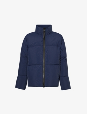 Shop Canada Goose Lawrence Quilted Shell-down Jacket In Atlantic Navy