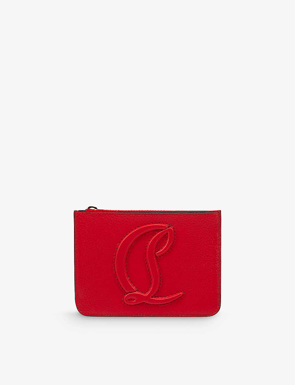 Christian Louboutin Womens Loubi By My Side Leather Card Holder