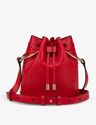 Shop Christian Louboutin Women's Loubi By My Side Leather Bucket Bag