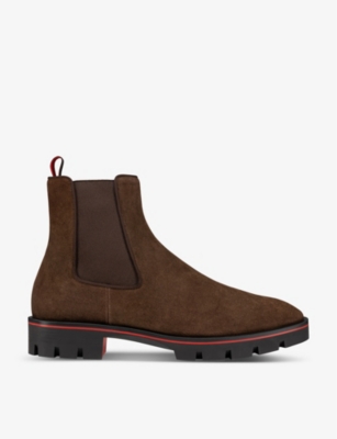 Red bottoms hot sale mens boots