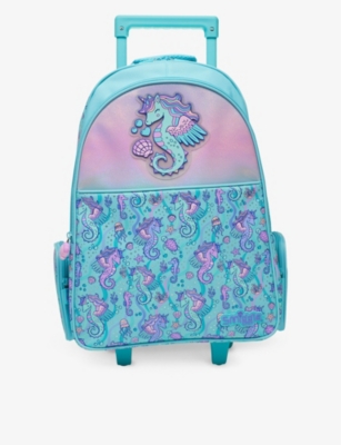 SMIGGLE: Epic Adventures wheeled woven trolley backpack