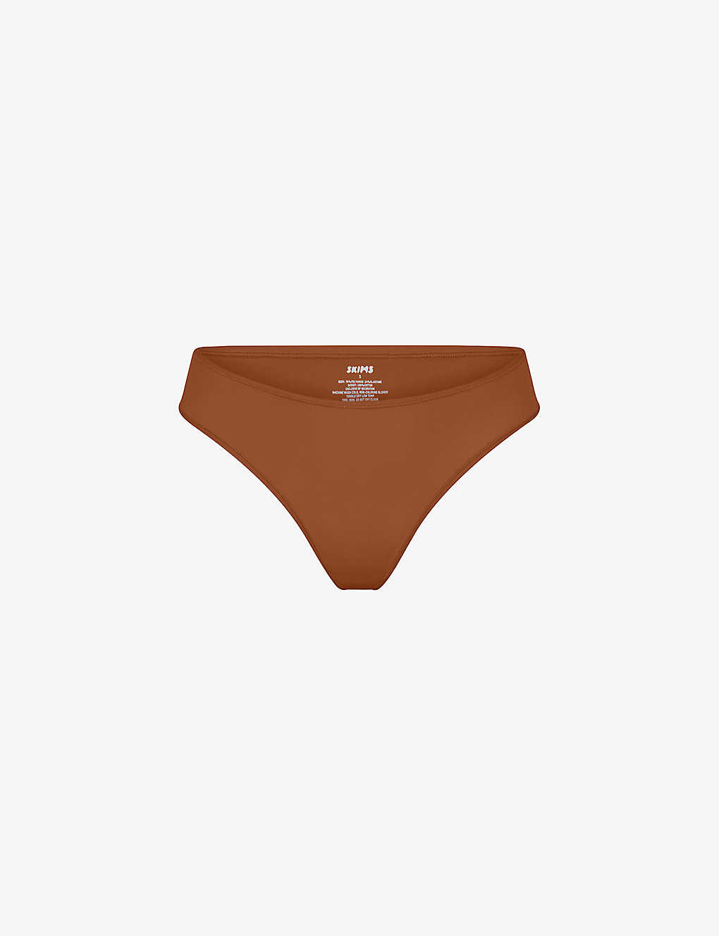 Skims Womens Bronze Fits Everybody Mid-rise Stretch-woven Briefs