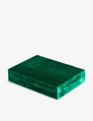 SOPHIE BILLE BRAHE: Tresor velvet jewellery box 21cm