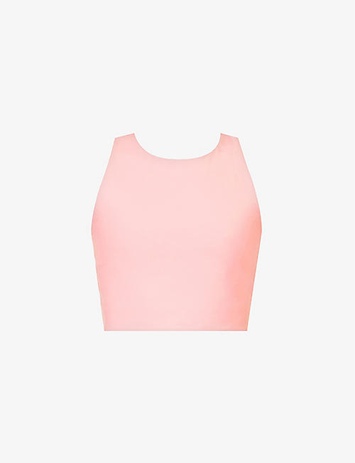 GIRLFRIEND COLLECTIVE: Dylan racerback stretch-recycled-polyester bra