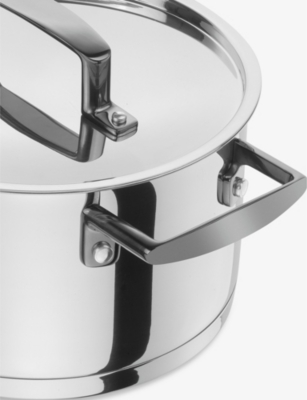 Shop Zwilling J.a. Henckels Zwilling J.a Henckels Bellasera Contrasting-handle Stainless-steel Cookware Set Of Five