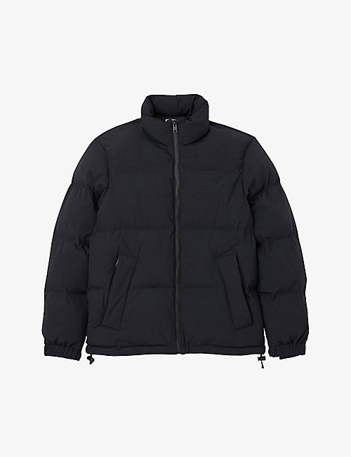 SANDRO: Stand-collar oversized stretch-shell puffer coat
