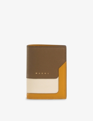 MARNI: Vanitosi logo-embossed leather wallet