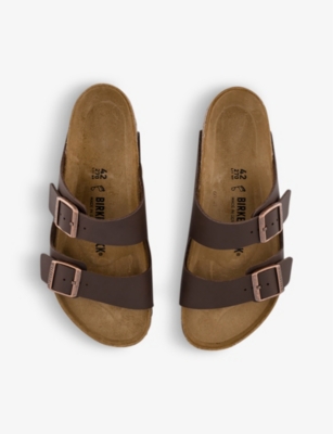 BIRKENSTOCK: Arizona double-strap leather sandals