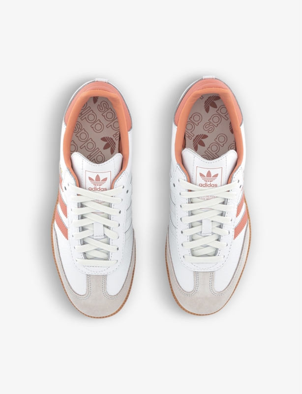 Samba OG logo-print leather low-top trainers
