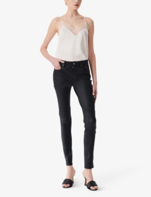 IRO: Berwyn lace-trim silk camisole top