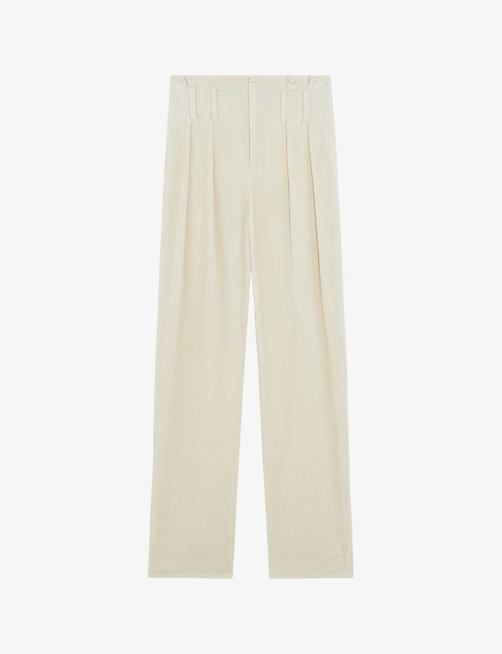 Iro Womens Ecr01 Jake Straight-leg High-rise Corduroy Cotton Trousers