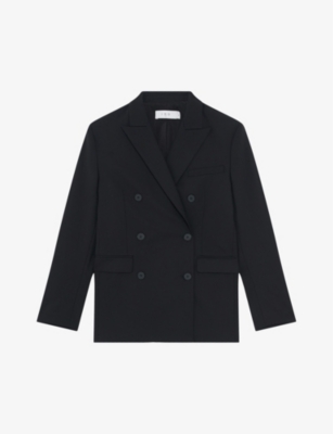 IRO: Ifily double-breasted wool-blend blazer