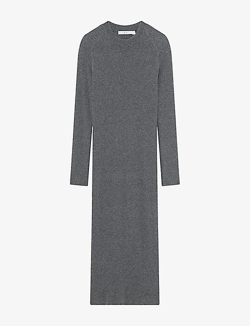 IRO: Liette ribbed-knit cashmere maxi dress