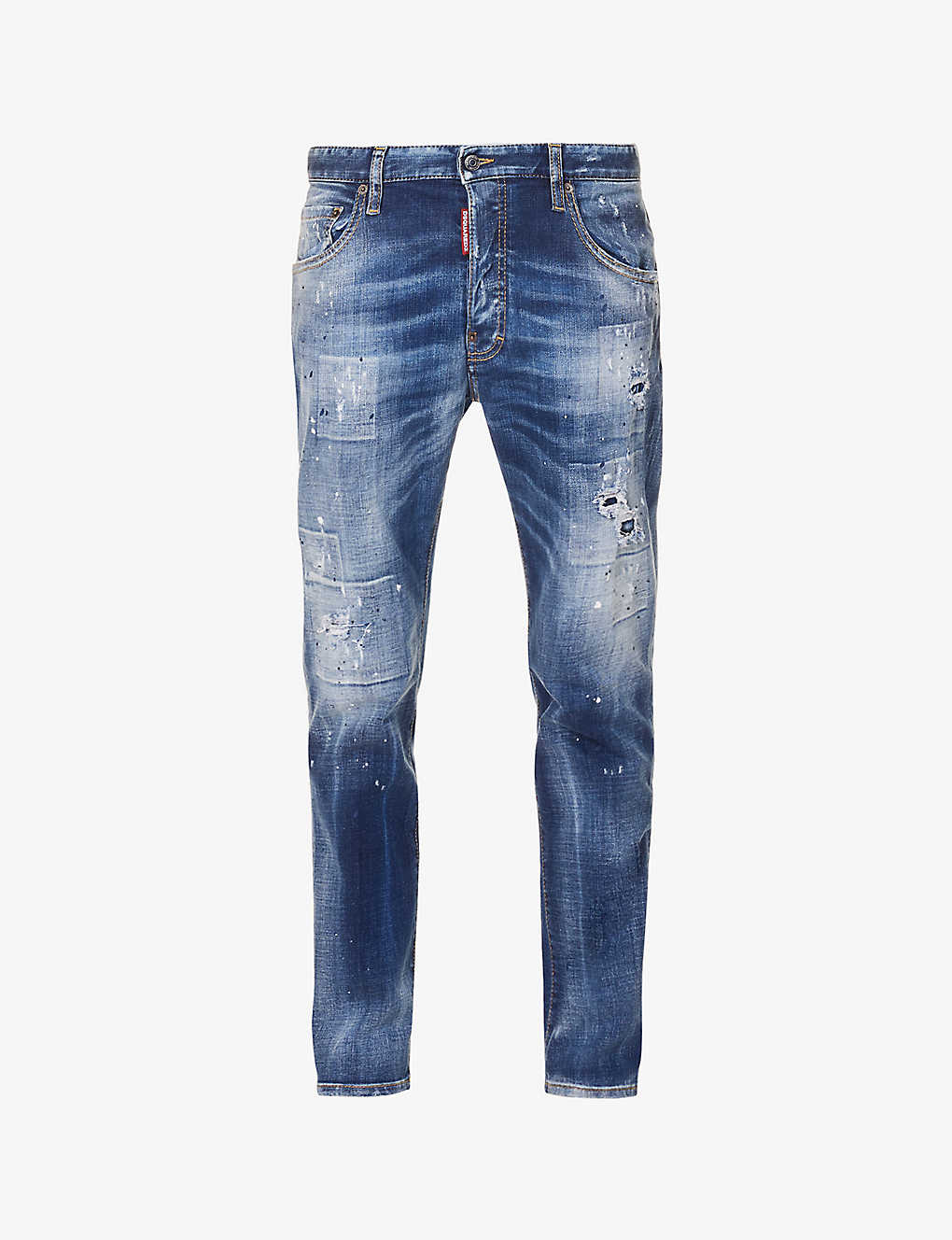 DSQUARED2 - Skater slim-fit tapered-leg stretch-denim jeans