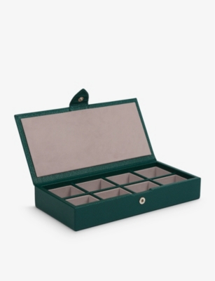 SMYTHSON: Eight-slot leather cufflink box