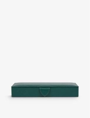 SMYTHSON: Eight-slot leather cufflink box