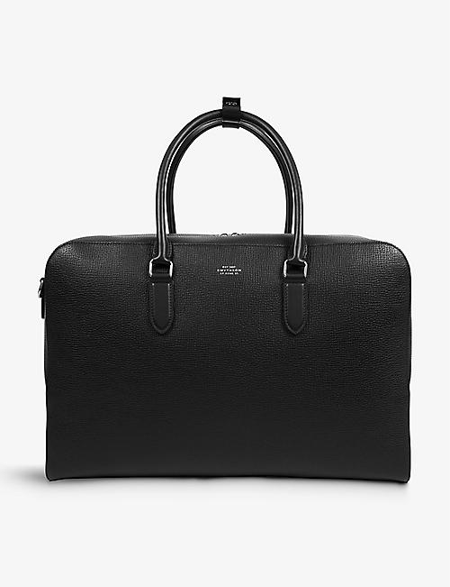 SMYTHSON: Ludlow grained-leather travel bag