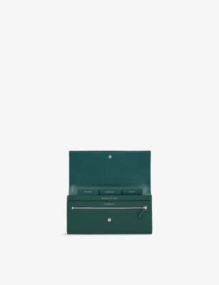 SMYTHSON: Marshall crocodile-embossed calf-leather travel wallet